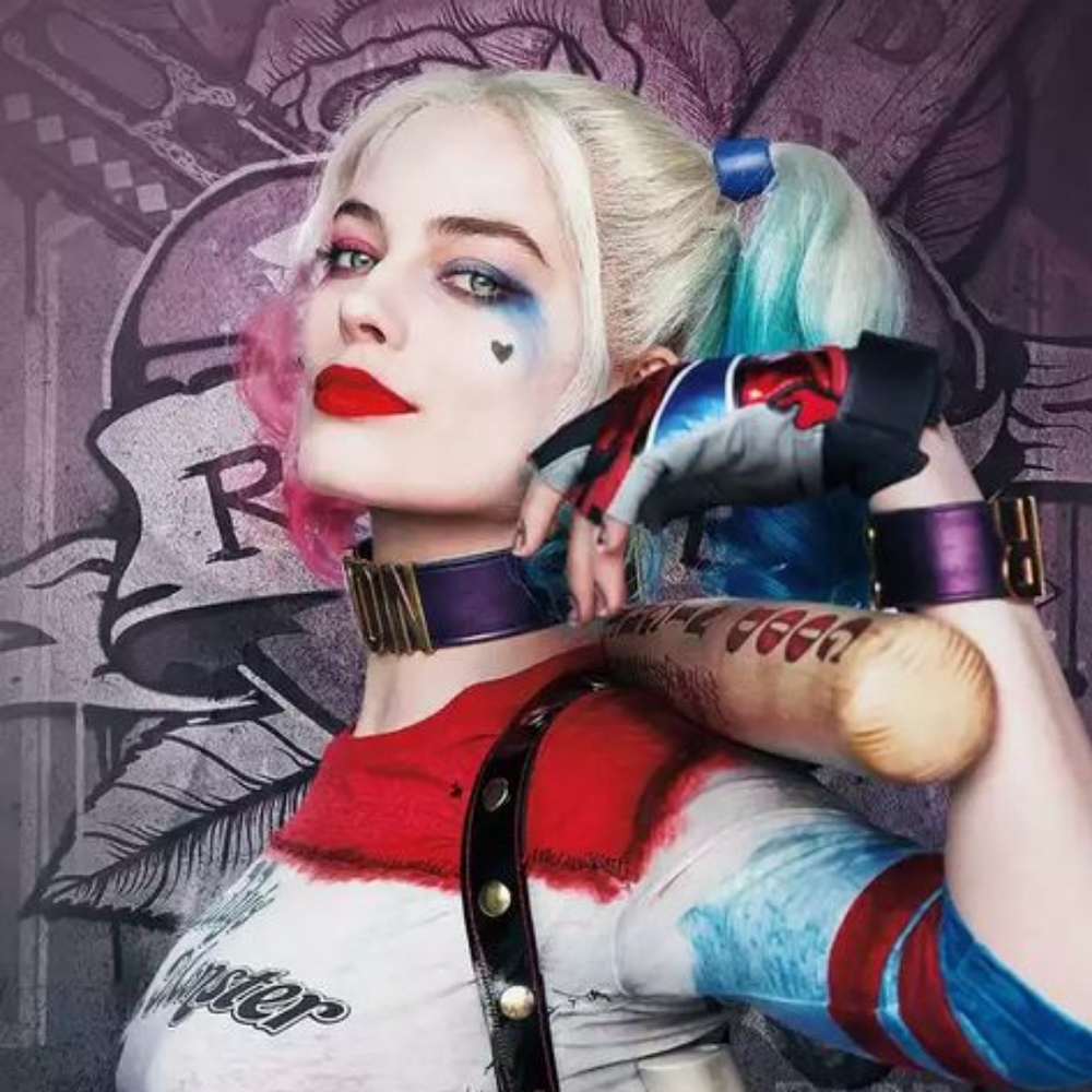 New Harley Quinn 7 Piece Makeup Set By Lottie Women's Makeup Cosmetics - Picture 4 of 17